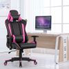 Massage Gaming Chair with Lumbar Support and Headrest